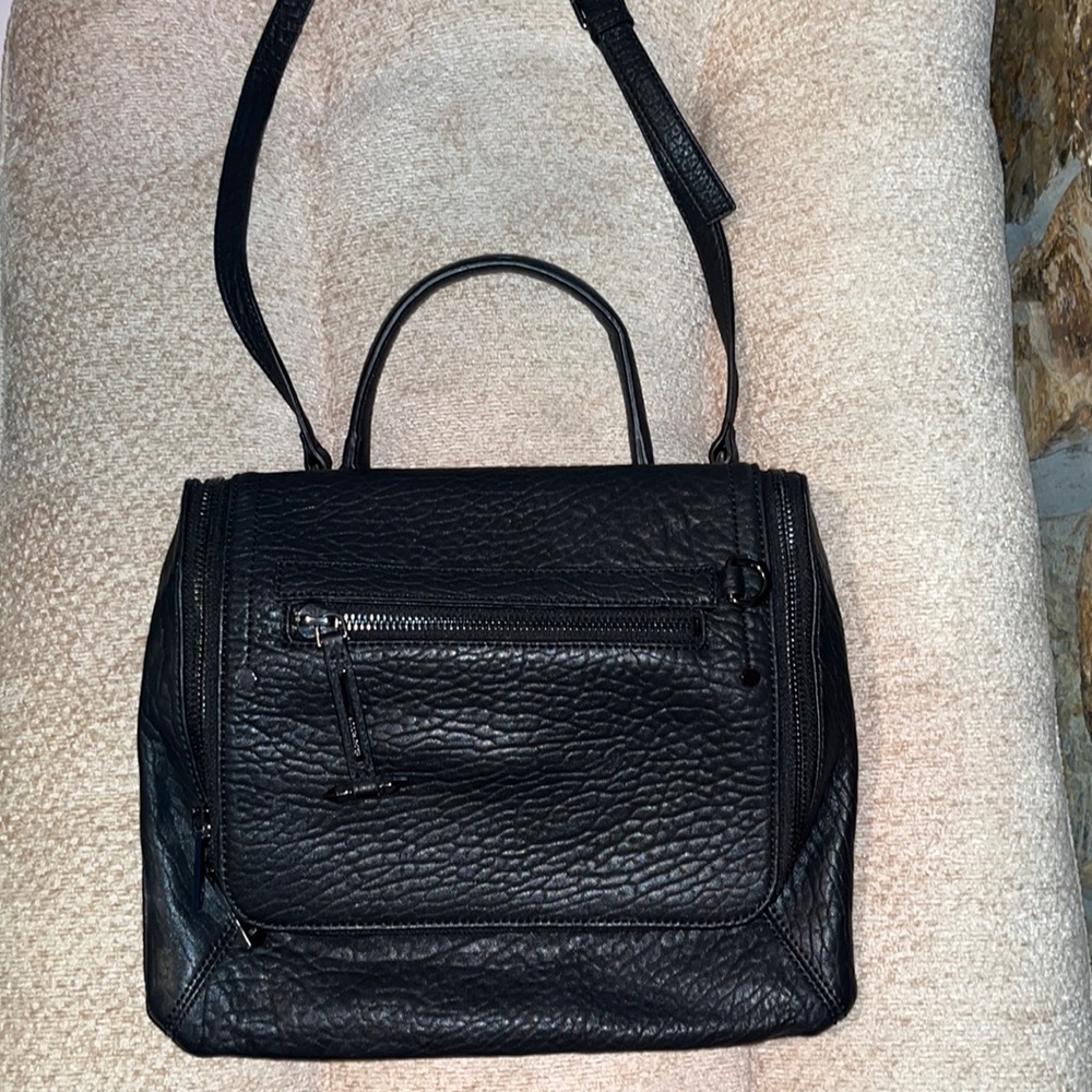 NWOT All Saints Genuine Leather Cross Body Bag
